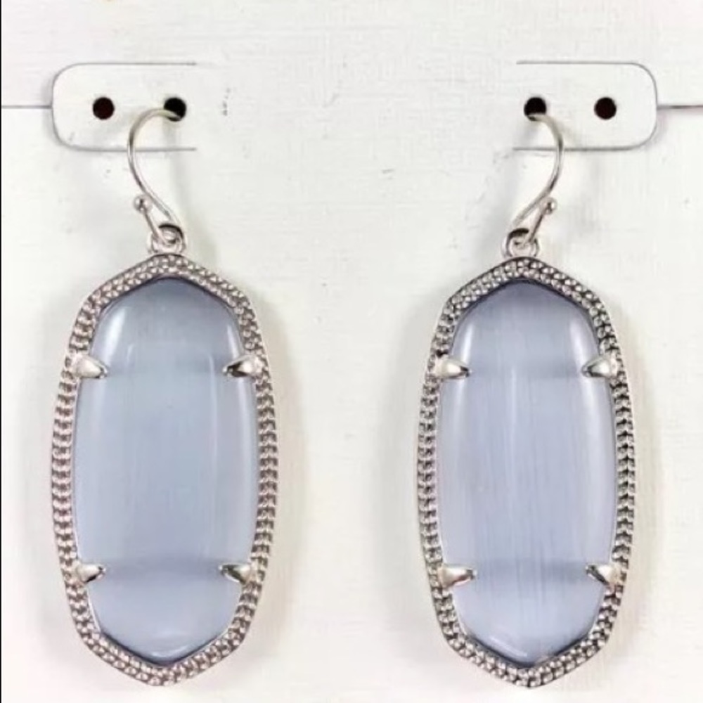 Kendra Scott Elle Cat Eye Slate Earrings